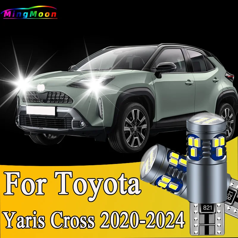2PCS T10 LED žiarovky parkovacia lampa Interiérové ​​svetlá pre toyota Yaris kríž 2020 2021 2022 2023 2024