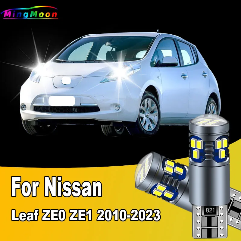 2PCS T10 LED žiarovky parkovacia lampa pre Nissan Leaf ZE0 ZE1 2010- 2013 2014 - 2017 2018 2019 2020 2021 2022 2023 Svetlá voľné svetlá