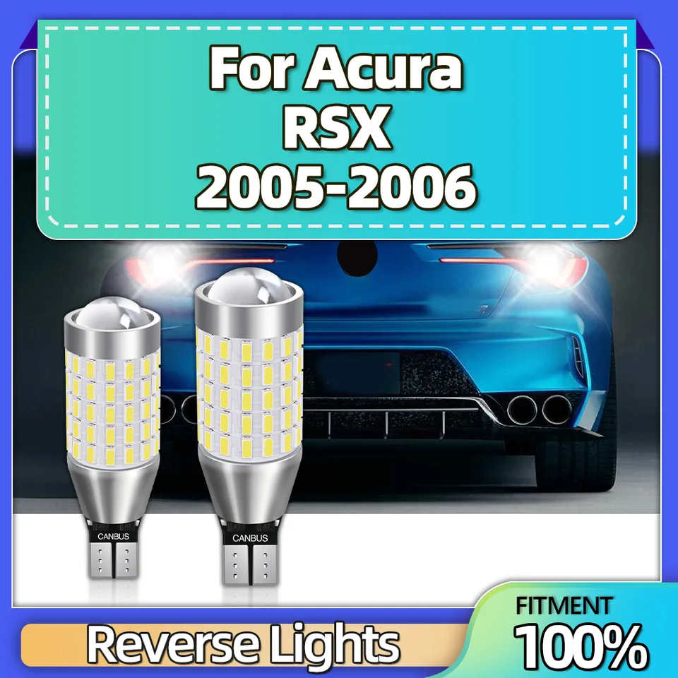 2PCS T15 87SMD LED CSP Chip Canbus bez chyby 12V W16W Super Bright 912 Signálna signálna lampa pre ACURA RSX 2005 2006