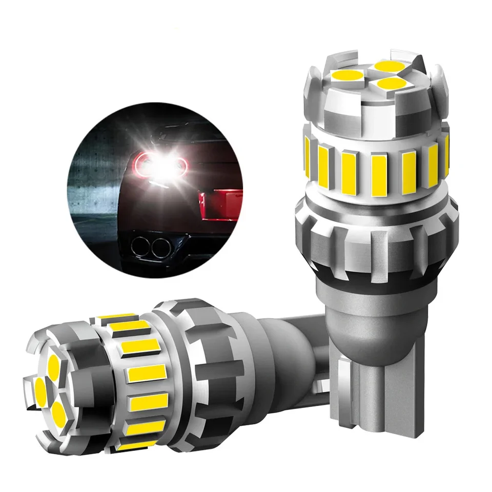 2PCS T15 W16W RECEROBNÉ LIVETY CANBUS T10 W5W 168 194 LED auta Interiérové ​​svetlo STRANA OBCHODNÁ ZÁKLADA PARKOVANIE LAMP