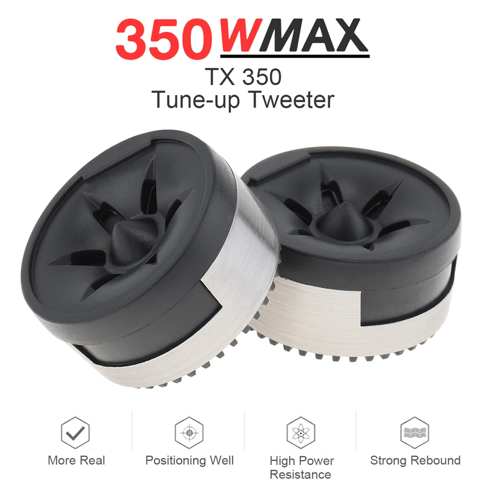 2pcs Universal 350W Vysoko účinné reproduktory mini kupoly pre zvukový systém automobilov