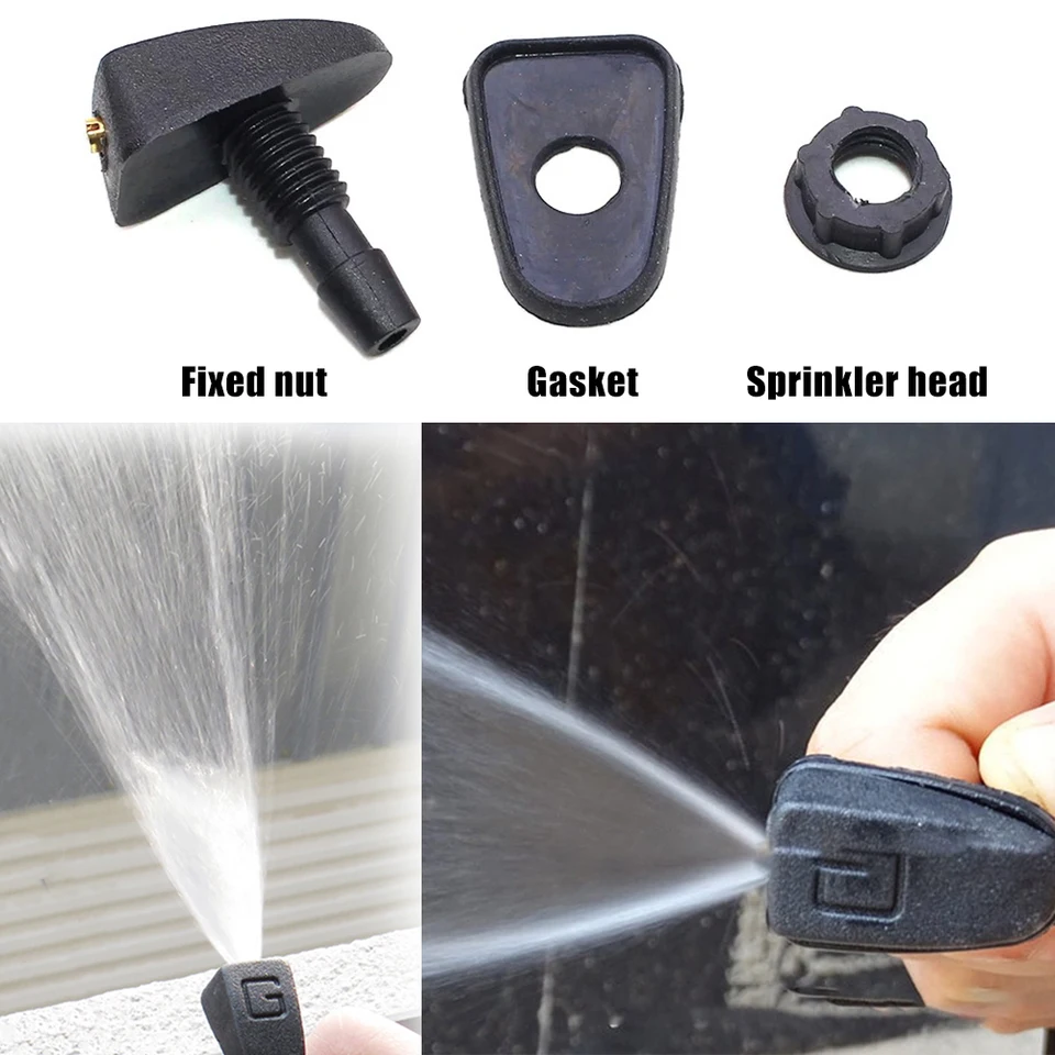 2pcs Universal Car Water Spray Jet Dys pre Audi A3 8P 8V A4 B8 B6 B7 B9 A5 A6 C7 C6 C5 Q5