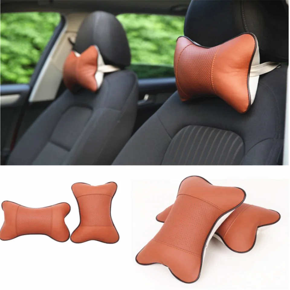 2pcs Univerzálne vankúše na krk automobilu pre BMW E46 E90 E39 E60 E36 F30 F10 M E87 F20 X5 E53 E30 E91