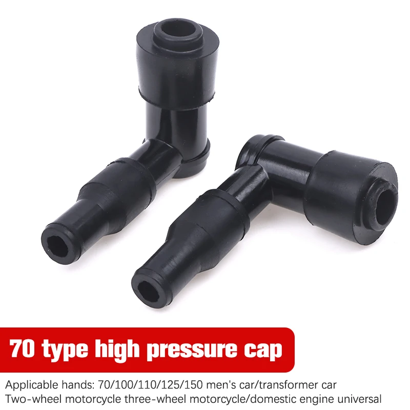 2pcs Univerzálne zapaľovanie motocykla zapaľovacia sviečka Cap Moped Scooter Dirt Bike Straddle Typ Motocyklu Cub Underbone náhradné diely