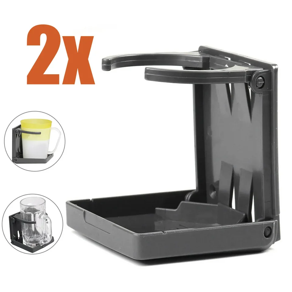 2pcs univerzálny skladací nápoj pohárik držiak na držiak na držiak na fľaše pre fľaše pre VW T4 T5 T6 loď Marine Caravan Car RV Interiérové ​​diely