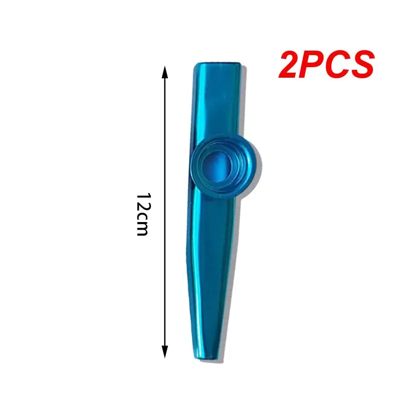 2pcs Užitočný sprievod kazoo číry zvukový rekreácia hladký povrch sprievod Karzu Flute Musical Instrument