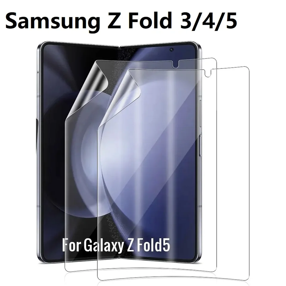 2pcs vo vnútri hydrogélového filmu pre Samsung Galaxy Z Fold 3 4 Ochranné pre Z Fold 5 Protector Screen Not Glass