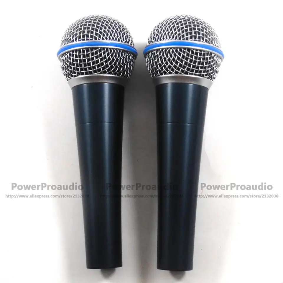 2pcs vreckový dynamický mikrofón pre beta 58a beta58a saxofónový prednáškový kostol výučby karaoke systém Sing Gaming