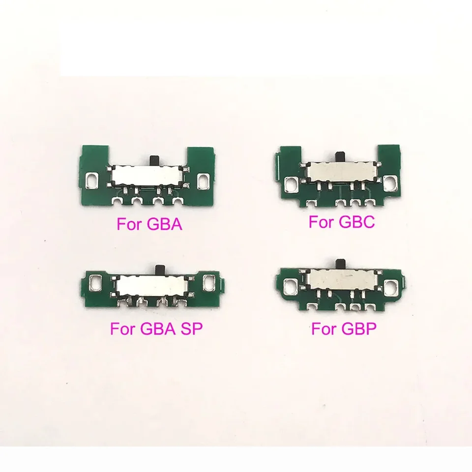 2pcs Výmena napájacieho prepínača pre Nintendo GBC GBP GBA GBA SP OFF OFF PCB doska