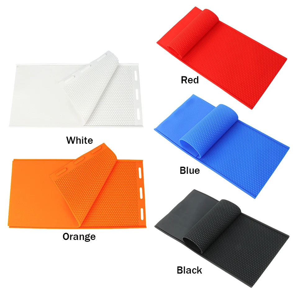 2PCS včelie vosk nadácia Fors Fold Soft Silikone včelí vosk Nest základná forma opätovne použiteľné ľahké praktické praktické včelárske nástroje