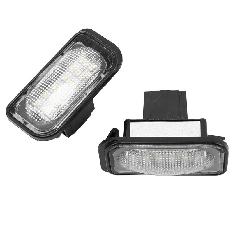 2PCS White LED LED ŠPZ LIGHT pre Mercedes Benz W203 Čísla automobilovej dosky pre Benz W203 4d 2001-2007