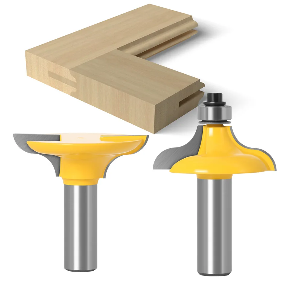 2PCS Woodworking Router Bit, Gravírovanie frézka dreva, rám, dvere kuchyne, nôž na dvere skrinky
