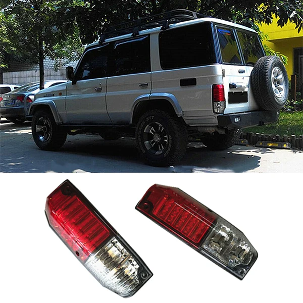 2pcs zadné signálne svetlo zadného svetla pre Toyota Land Cruiser LC70 75 78 1984-1986 19871988 1999 2000 2001 2002 2002 2003-2006 2007