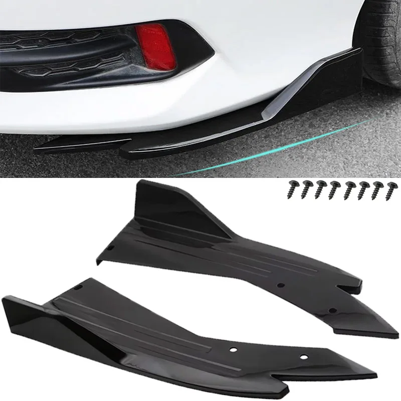 2pcs zadný nárazník difúzora rozptyľovača splitter Canard Protector Front Spoiler Body Kit pre Ford Fusion Mondeo St-Line 2000-2022 Sport