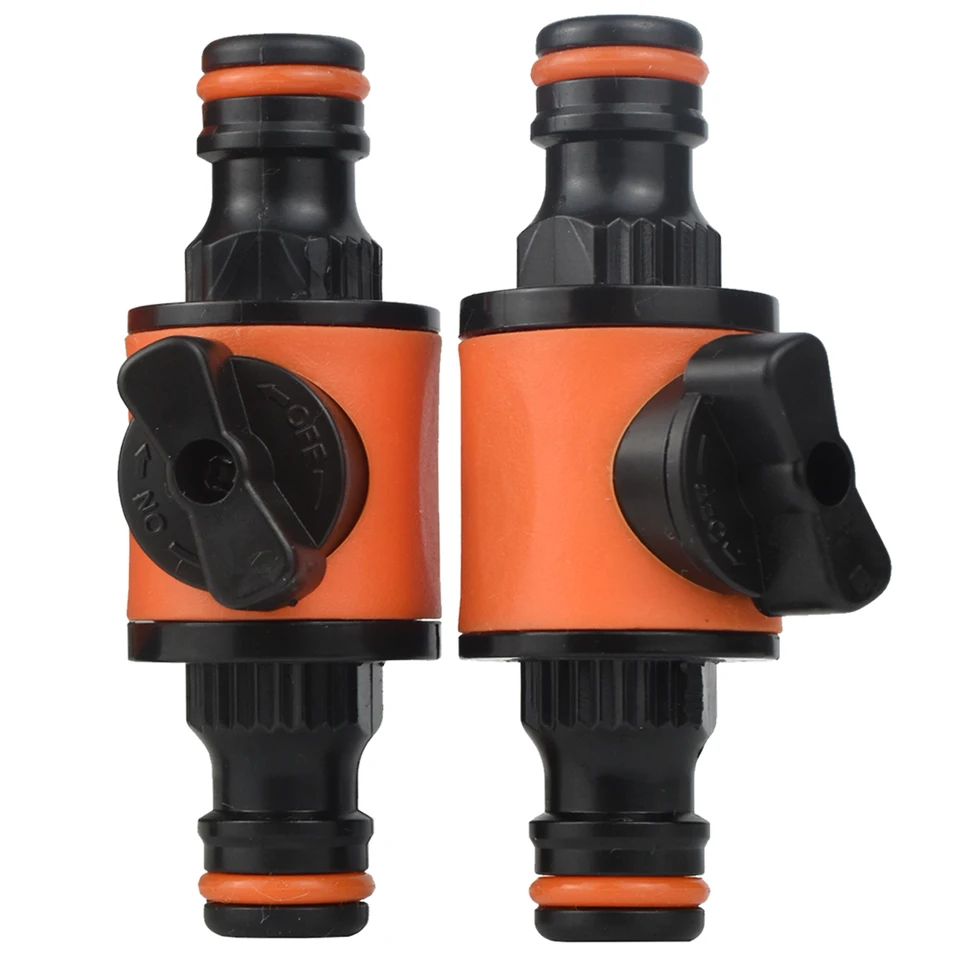 2PCS záhradná hadica kohútik vypnutím ventilového konektora konektora COUPP COUPLE STOPOVÉ PRIPOJENÉ PRIPOJENIE OPRAVA KOOPLORIGAT Adaptér kĺbového systému