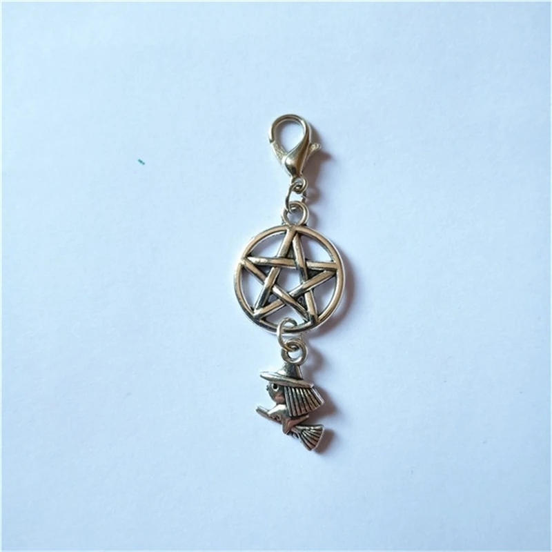 2pcs čarodejnícka stehová značka / pokrok strážca / klip na kúzlo / kúzlo / zips / plánovač kúzla pentagram klip na kúzlo