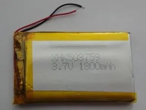 2pcs/časť 503759 053759 3,7 V 1300 mAh Polymérna lítiová lítiová batéria Li-iónová nabíjateľná batéria
