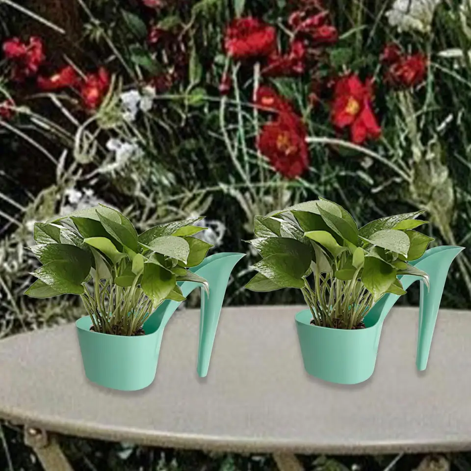 2pcs ľahký bonsai hrniec s vysokým podpätkom Domáce dekorácie terasa Lady Tvar stola stolov