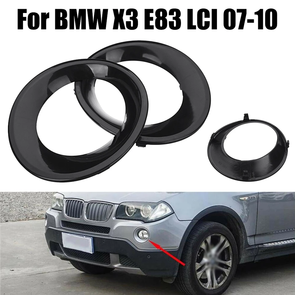 2pcs ľavá a pravá hmlová svetlová žiarovka obloženie primárne pre BMW X3 E83 LCI 2007-2010 Príslušenstvo automobilu 51113423789/51113423790