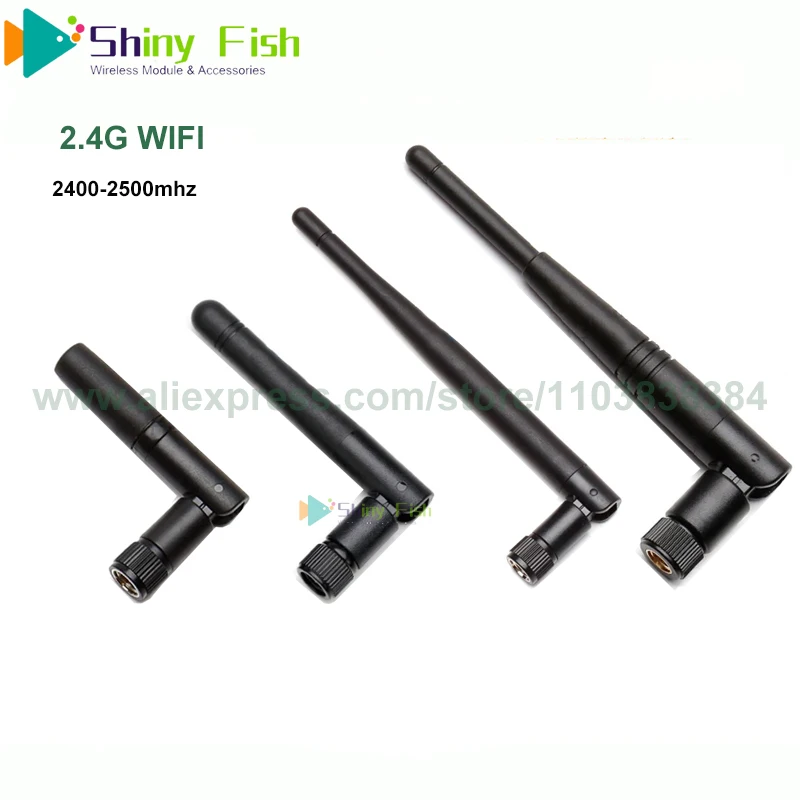 2pcs/šarža 2.4g WiFi Bluetooth Omnirectional Anténa s vysokým zosilňovacím posilňovačom signálu pre bezdrôtový sieťový router Zigbee