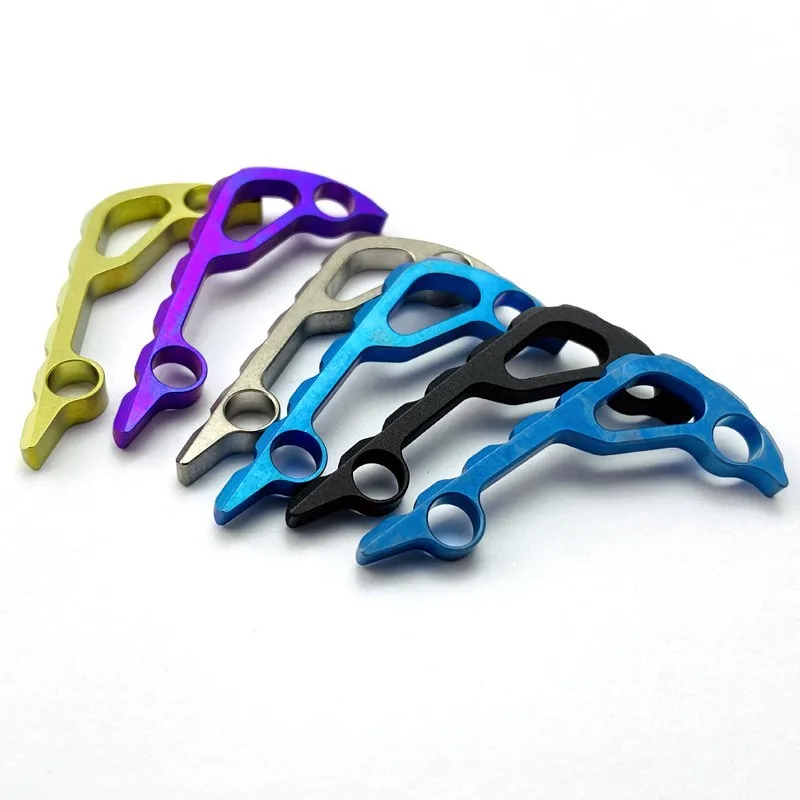 2pcs/šarža CNC 5 farieb noža Titanium Backspacer vložky pre lavicu vybaveniu