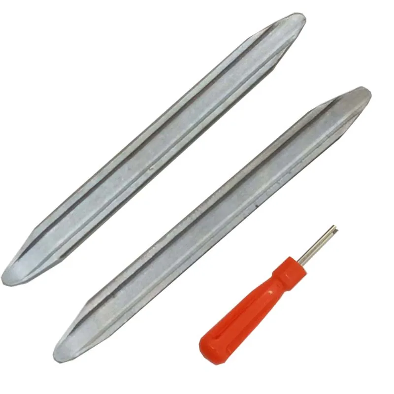 2pcs20cm pneumatika pneumatík Clowbar Motorcycle Bicycle Pneumatika na odstránenie chrómového vanádového oceľového leštenia a chrómového páčidla