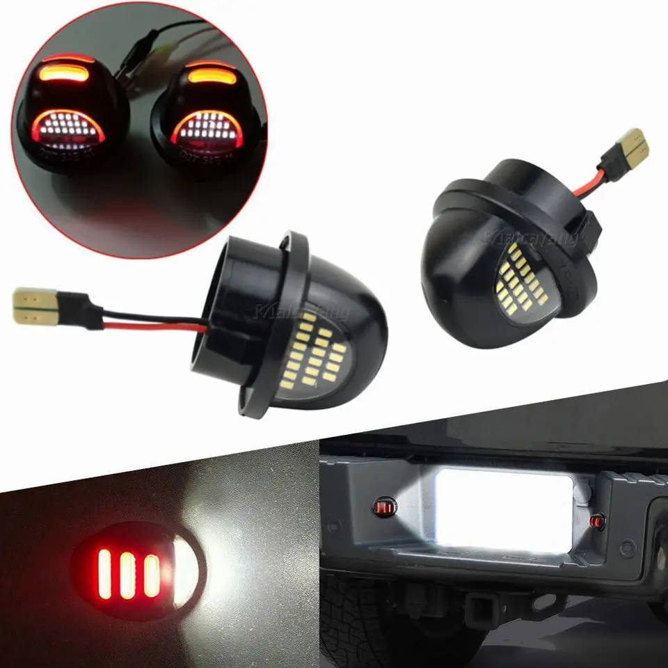 2Piece LED LED ŠPZ LIGHT LIGH pre Lincoln Mark LT FORD F550 F450 F350 F250 F150 RANGER BRONCO Excedition Excursion CAR STYLING
