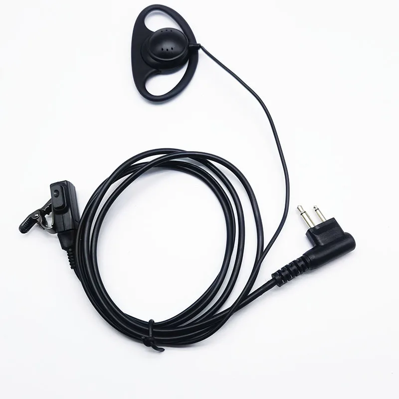 2pin Advanced D Shape Earhook PTT slúchadlá slúchadlá pre mic pre Motorola CP040 GP88S GP300 GP68 GP2000 GP88 GP3188 EP450 DEP450 Radio Radio Radio
