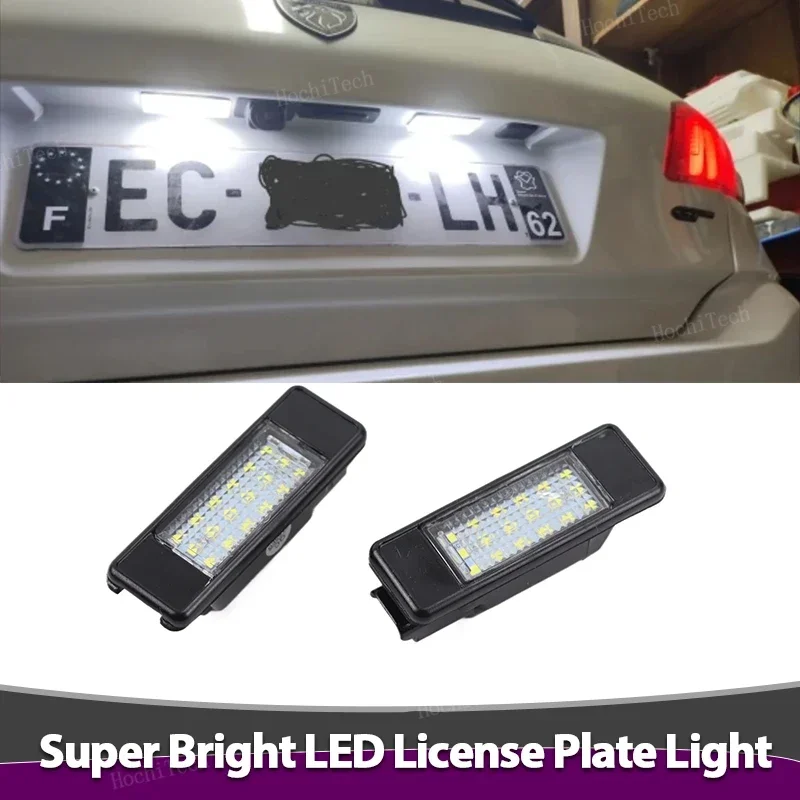 2PS LED číslo ŠPZ LITÁLNE Svetlo 12V Číslo lampa pre Peugeot 106 1007 207cc 307 308 3008 406 508 pre Citroën C2 C3 C5 C6 C8