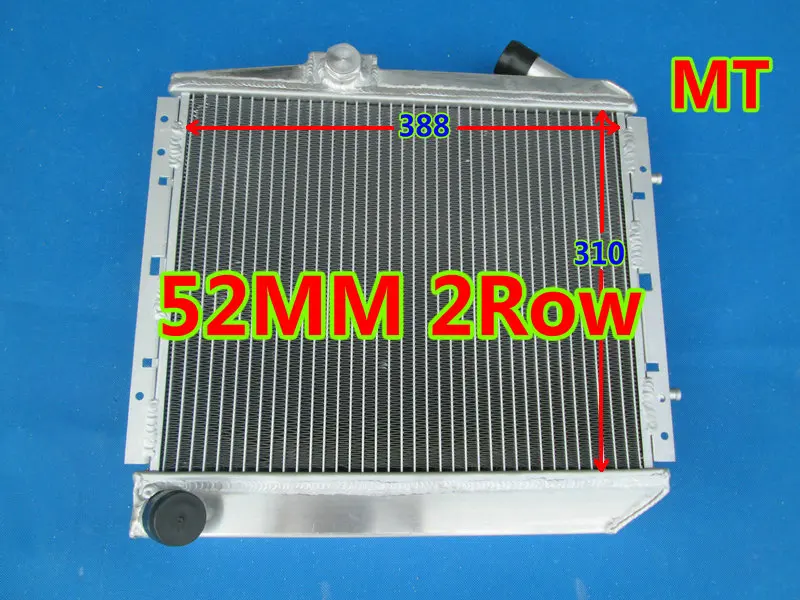 2Row 52 mm pretekársky hliníkový radiátor pre Renault 5/R5 R9/11 Super 5 GT C-Type I4 Turbo MT 1,4L OHV Engine 1983-1991 84 85 86 87