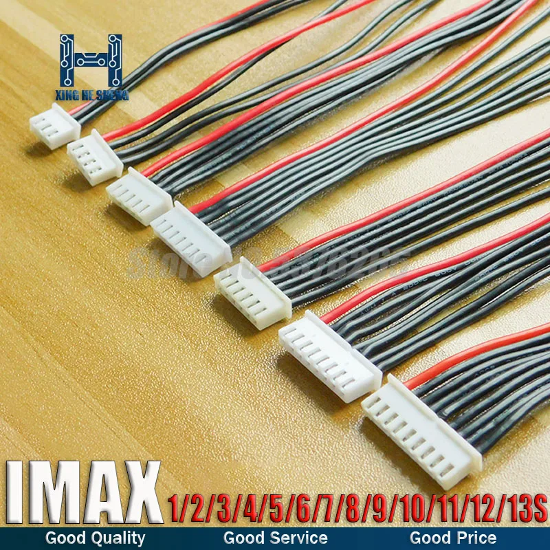 2S 3S 4S 5S-13S LiPo Bailer Balaner Cable Cable pre drôt konektora konektora IMAX B6