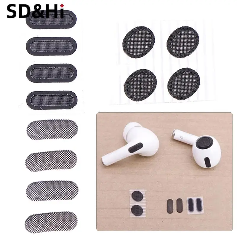 2set Vymeňte opravné diely Slovo filtra pre AirPods Pro Dirty Proof Mesh Ochranný filter slúchadiel Filter