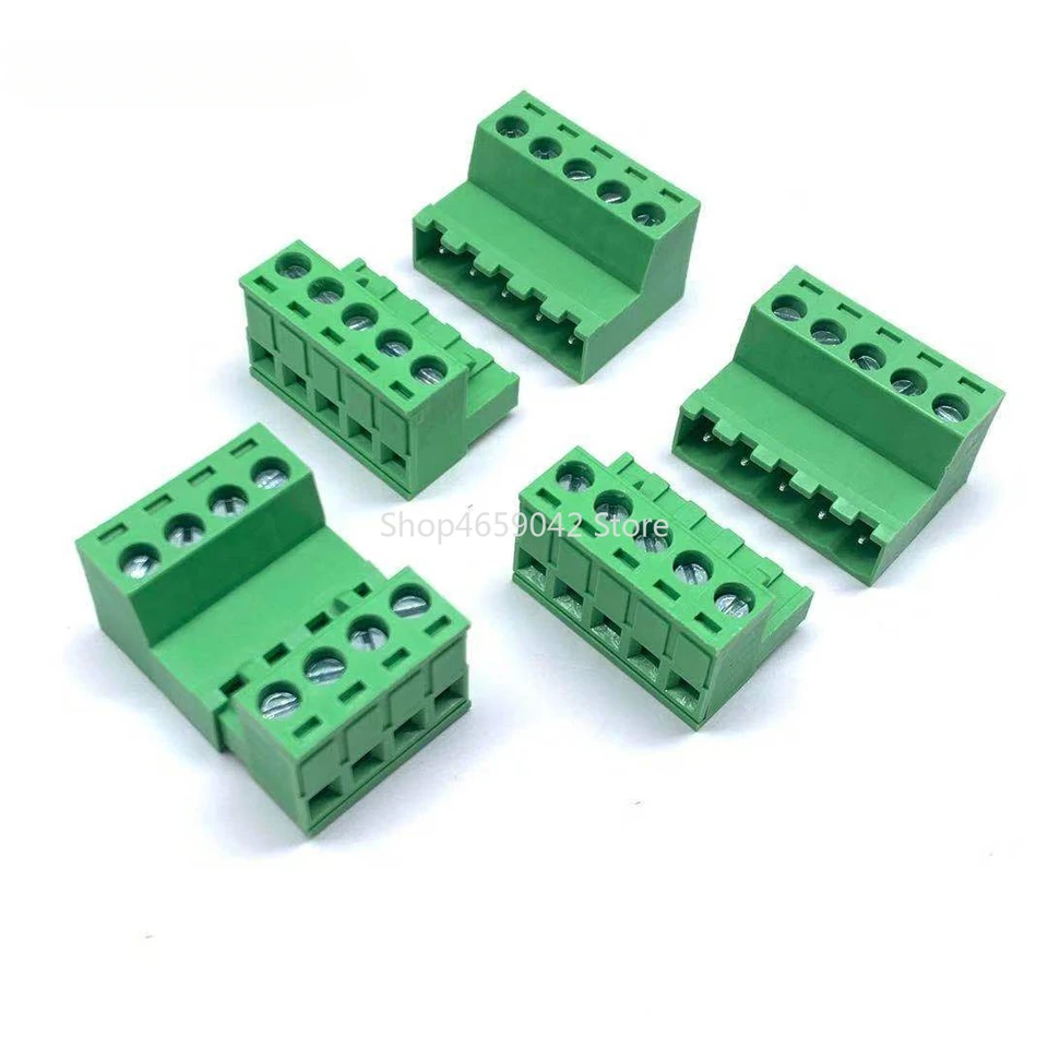 2sety spájkovacie dokovanie typu 2edg 5,08 mm skrutkovacia konektorka konektora PCB Plug-in Plug-in Typ 2edg
