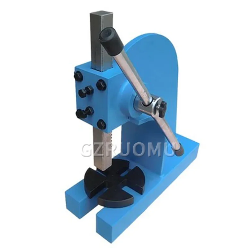 2ton Manual Arbor Press Machine Razing Press 20kn ručný kľúc priemyselný ložisko na ohýbanie nitovania