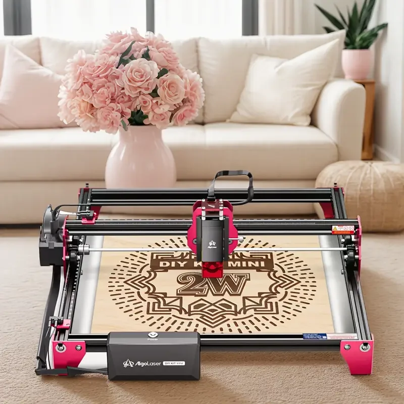 2W s vysokou presnosťou algolaser DIY Kit Mini 300x315mm laserový ryší rytiny CNC stroj pre drevené kožené papier pre personalizované darčeky