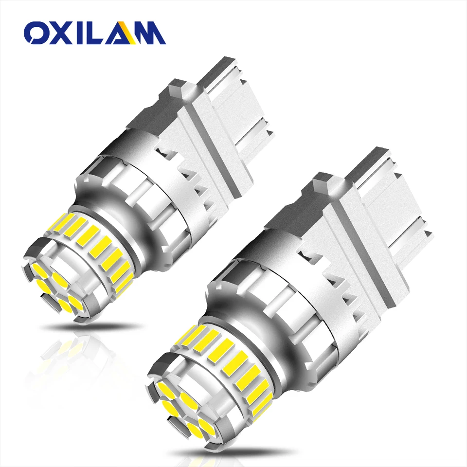 2x 3156 LED DRL Turn Signal Light T20 7443 Biela automobilová lampa pre Mazda 2 3 5 6 CX30 3 CX5 CX3 CX7 MX5 1200LM S25 1157 BAY15D 12V 5W