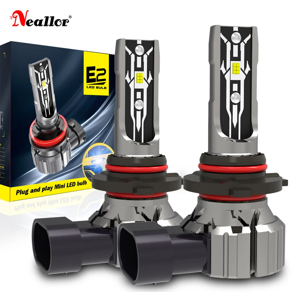 2x 9005 HB3 HB4 9006 H10 CANBUS H8 LED biela H7 H11 H4 FOG Lights HIR2 9012 Žiarovka Automobil pre BMW Toyota Skota Ford Ford Lada