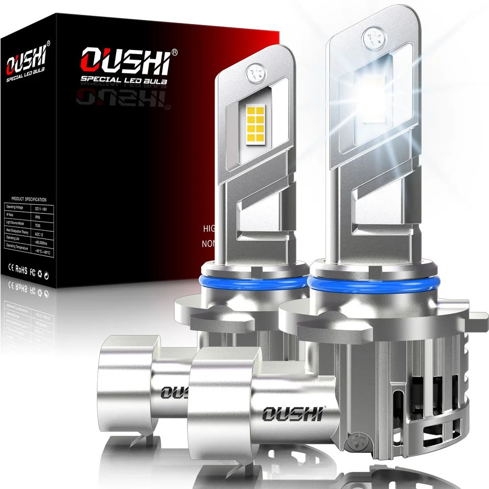 2x 9012 HIR2 LED auto svetlometové svetlo žiarovky FOG Svetlo s ventilátorom Automatické denné LED dióda LED lampa Canbus pre Toyota Yaris 2021 ~ 2023