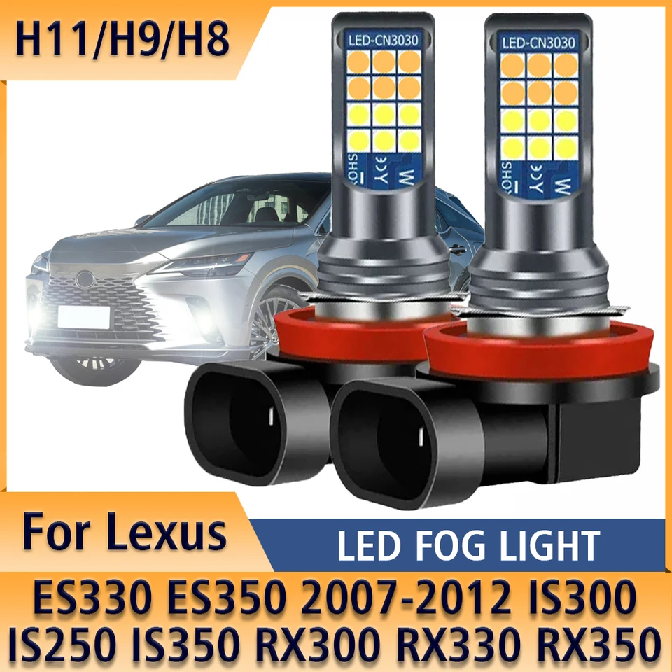 2x Automatické hmlové lampa Auto proti hmlovej žiarovke FogLams pre Lexus ES330 ES350 2007-2012 IS300 IS250 IS350 RX300 RX330 RX350