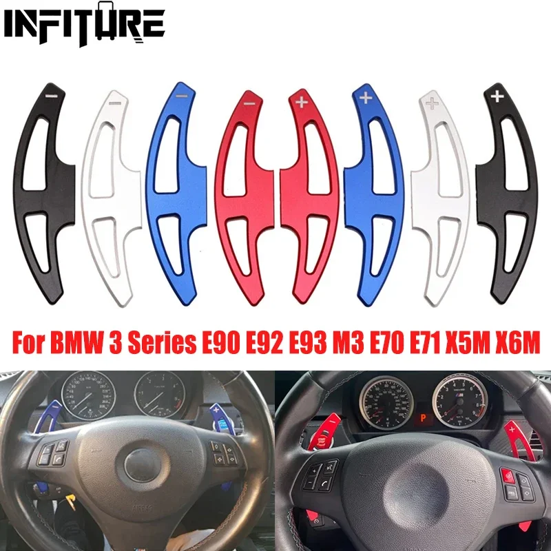 2x automobilový volant Paddle Rozšírte radenie radiacej kolesovej lopatky Vymeňte pre BMW 3 Series E90 E92 E93 M3 E70 E71 X5M X6M