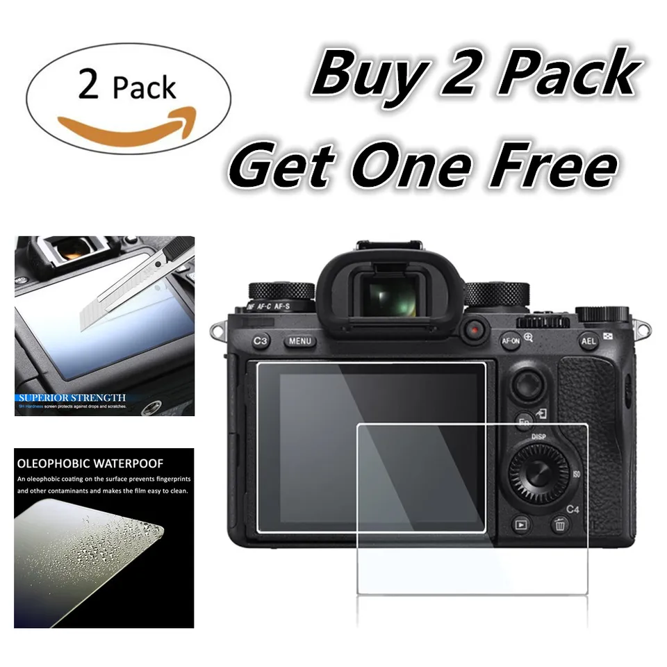 2x Glass LCD SCREET OBRÁZKA PRE SONY A9III A7CII ZV-E1 ZV-E1 II ZV1 ZV1F A9 A7C A7S A7R V A7 IV A6700 A6600 A6400 A6300 RX100