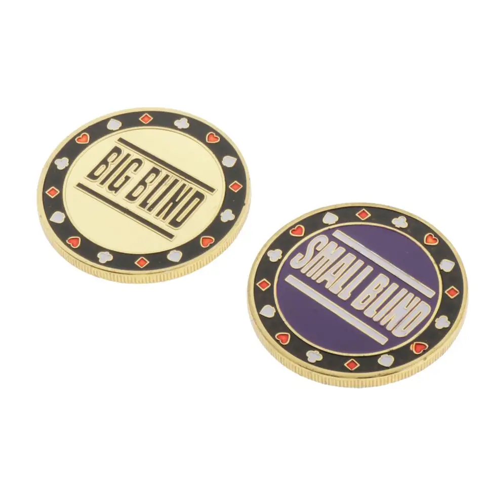 2x gombíky pokerové čipy pre malé a veľké žalúzie, kovové, písmená