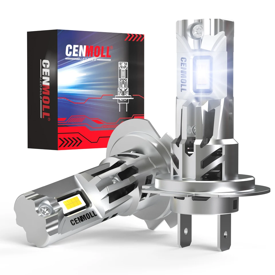 2x H7 LED svetlomet Chyba Free Canbus žiarovka s vysokovýkonným svetlom s bielym svetlom 12 V Super Bright pre skod Yeti 2014 ~ 2017