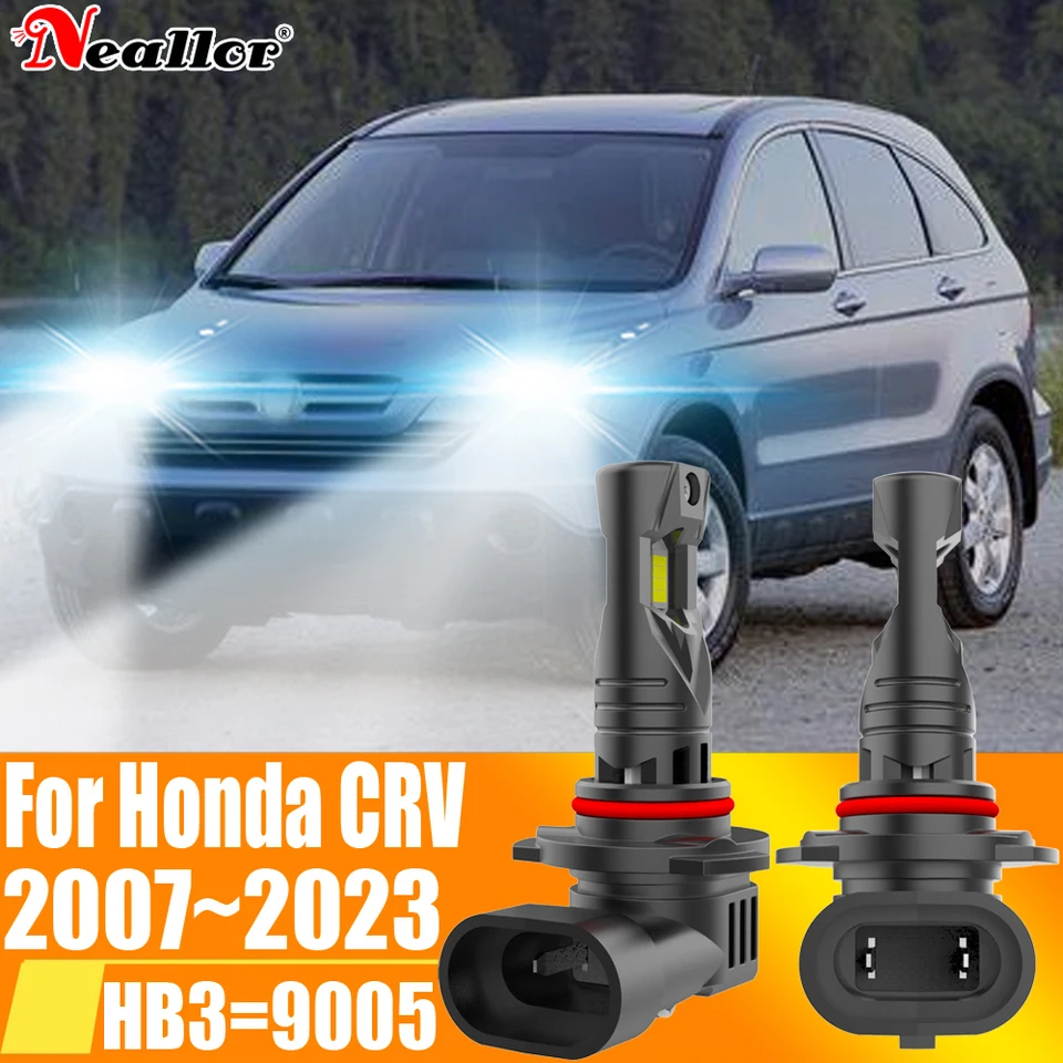 2x HB3 9005 LED svetlomet Canbu Canbu žiarovka Vysoký výkon 6000K xenón biele svetlo DRL Moto Diode Lamp 12v 55 W pre Honda Crv 2007 ~ 2023