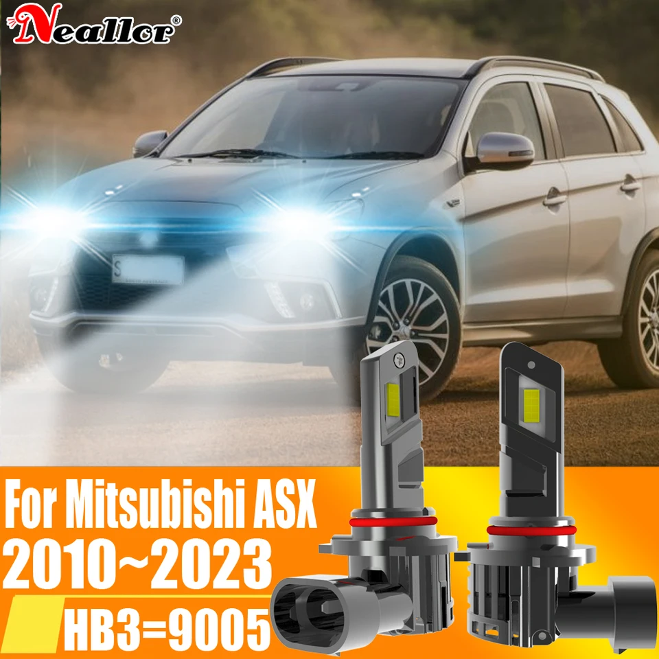 2x HB3 9005 LED svetlomet Canbu Canbu žiarovka Vysoký výkon 6000K xenon biele svetlo motolióda dióda 12V 55 W pre Mitsubishi ASX 2010 ~ 2023