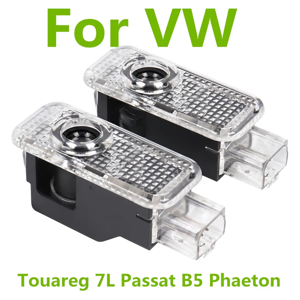 2x LED Dvere auta Vitajte logo projektor Interiér Light Dekorácie Príslušenstvo pre Volkswagen Vw Passat B5 B5.5 Touareg 7L Phaeton