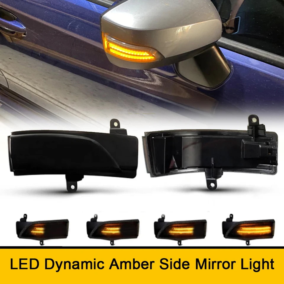2x LED opakovanie blížiaceho sa bočného zrkadlového indikátora Svetlo pre Subaru XV Crosstrek Forester Impreza Legacy Outback WRX STI parkovací signál