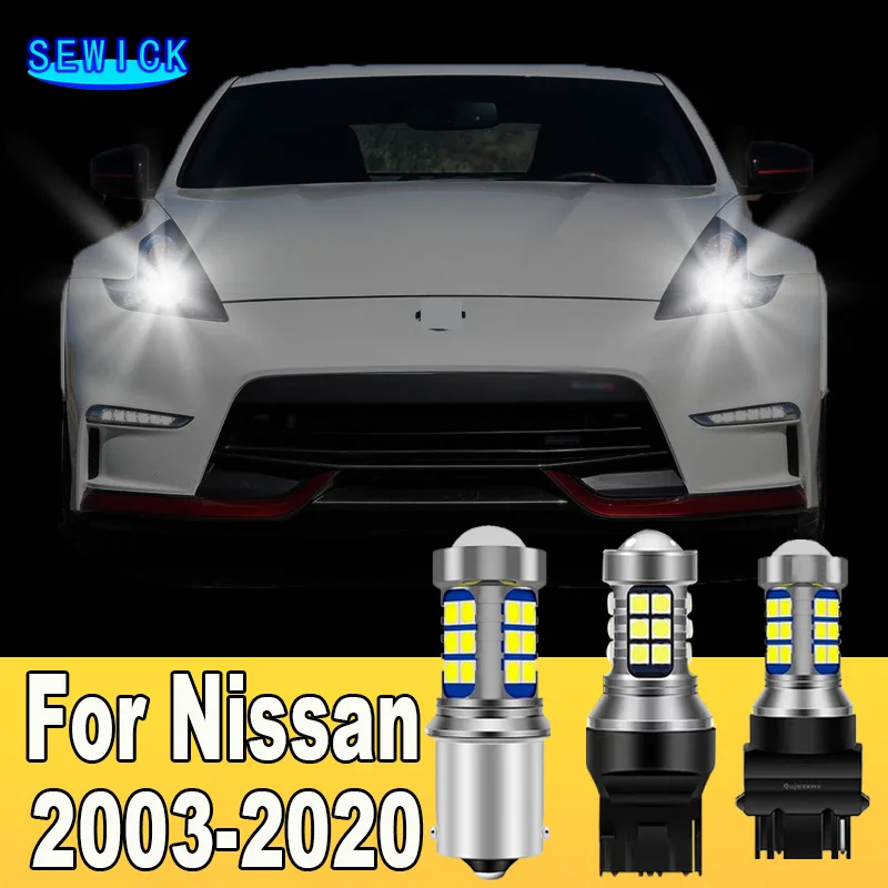 2x LED Turn Signal Light Light WY21W 7440A pre Nissan 370Z GT-R Juke Leaf Murano Pathfinder 4 Pulsar Qashqai Teana Tiida X-Trail