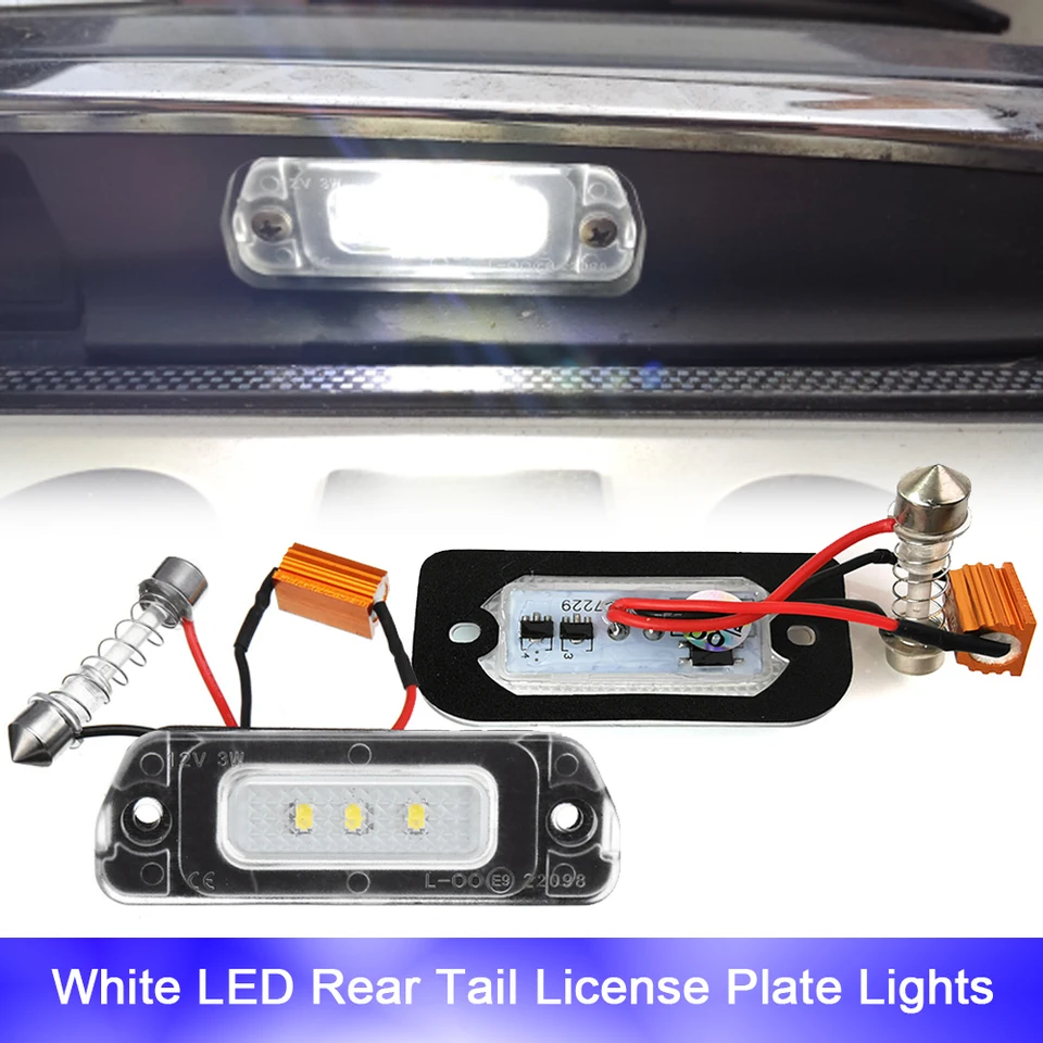 2x pre Benz R-Class W251 V251 X164 W164 ML63 AMG ML280 GL320 GL350 GL550 R63 AMG R280 LED ŠPZ