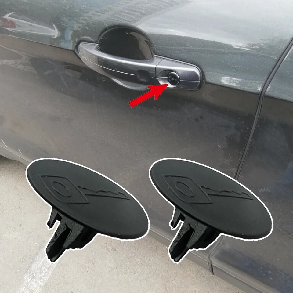 2x pre Kia Ceed I II 2006 2007 2008 2009 2010 2012 2012 2013 - 2018 Automatické rukoväť kľúča kľúča kľúča klip Klip Klip Čierna nová